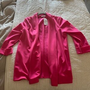 Pink, lightweight blazer